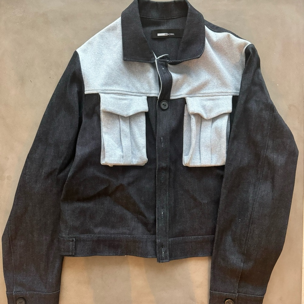 Raw Denim Jacket with pockets